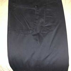 Men’s DKNY Black Khaki beltless side pocket pant